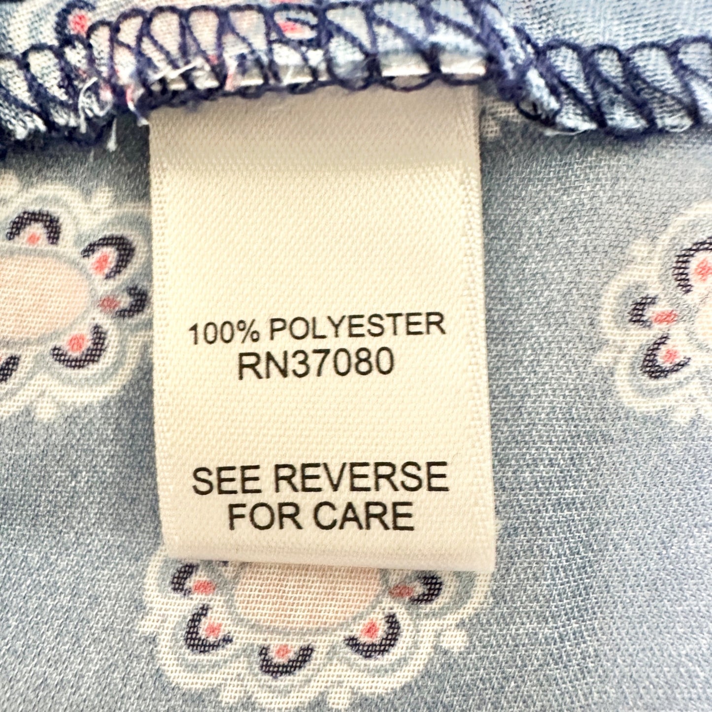 Cato Sheer Paisley Print Top 26/28W Boho Blue Pink Lightweight Polyester Flowy