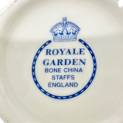 Royale Garden Bone China Teacup and Saucer Set Pink Rose Design 3 cups 4 saucers