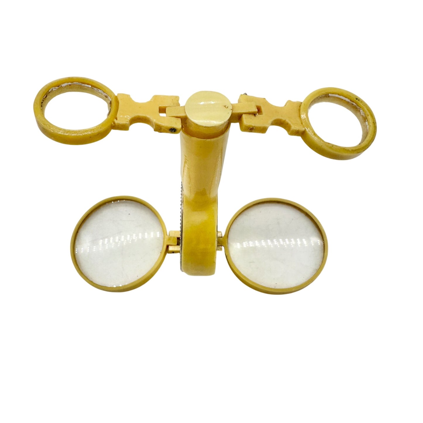 Vintage Opera Glasses Triumph Magnifying Lens Folding Design Original Packaging