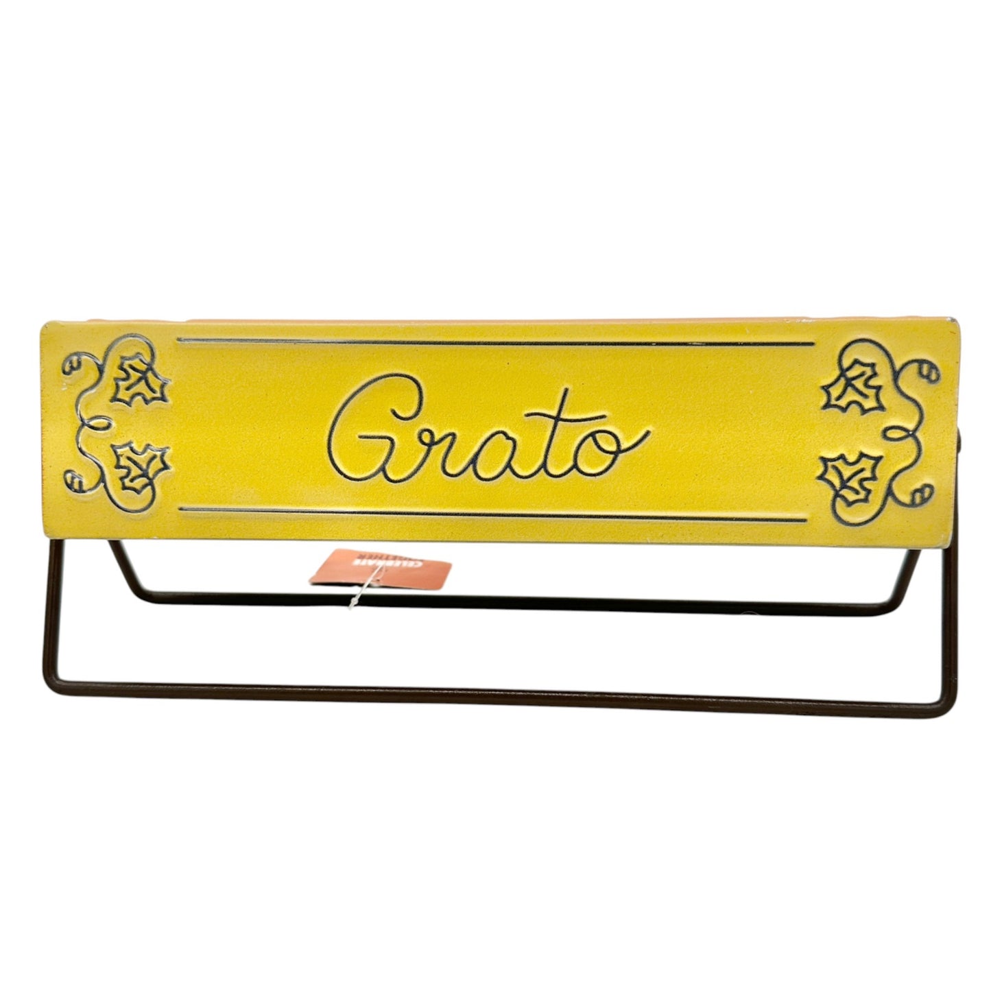 Celebrate Together Fall Tabletop Spinning Sign Thankful Messages Metal Stand 11”