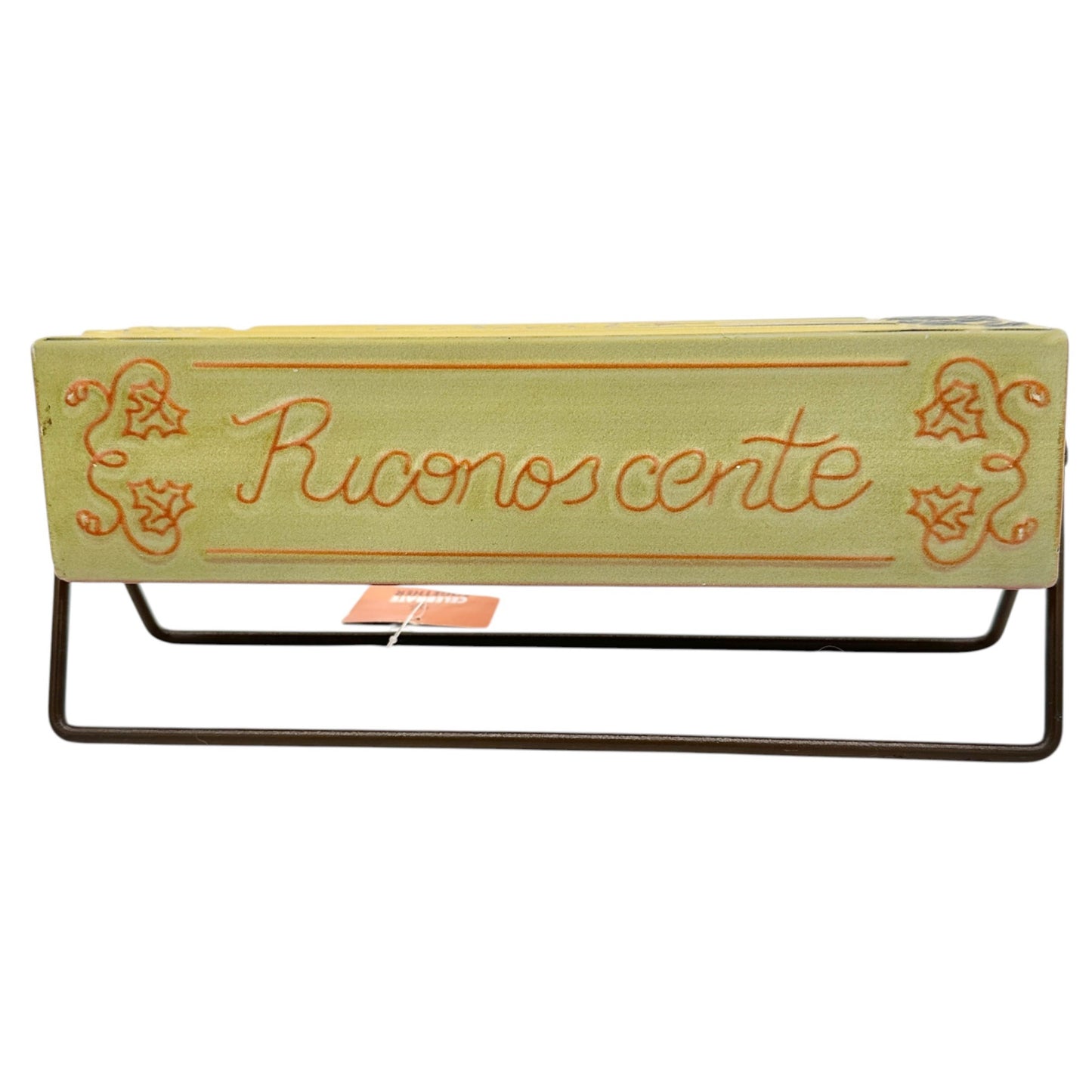 Celebrate Together Fall Tabletop Spinning Sign Thankful Messages Metal Stand 11”