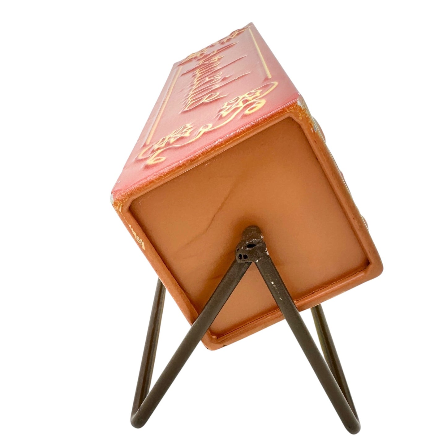 Celebrate Together Fall Tabletop Spinning Sign Thankful Messages Metal Stand 11”