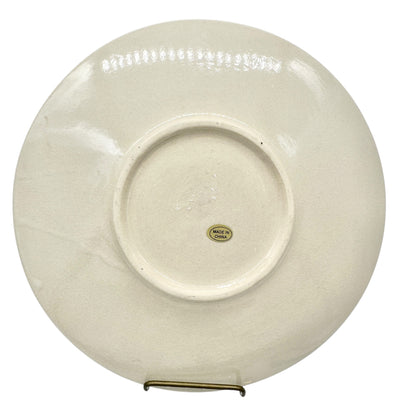 Snowman Cookie Plate Holder With Plate Kit Winter Decor in Original Packaging