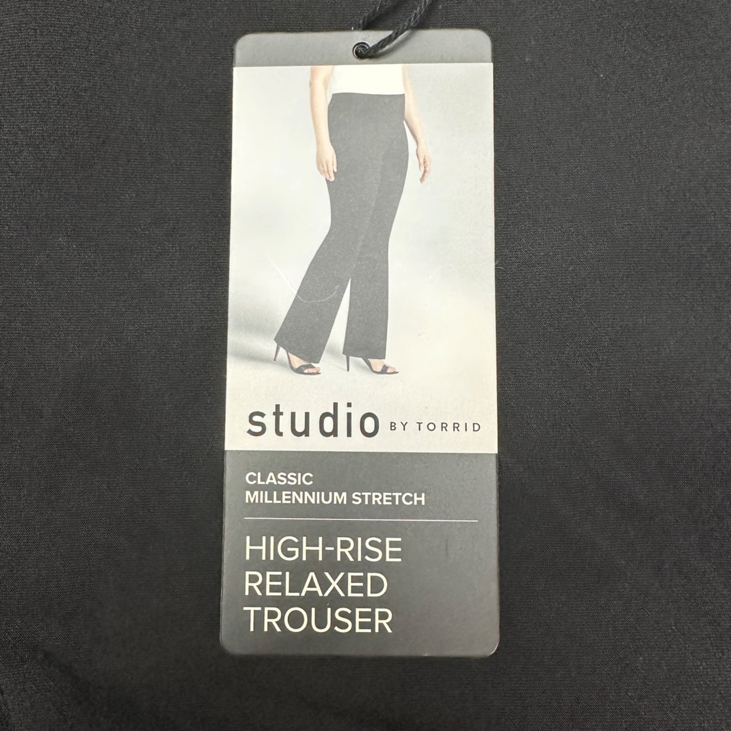 Studio By Torrid Trousers 18S Classic Millennium High Rise Stretch Relaxed Black