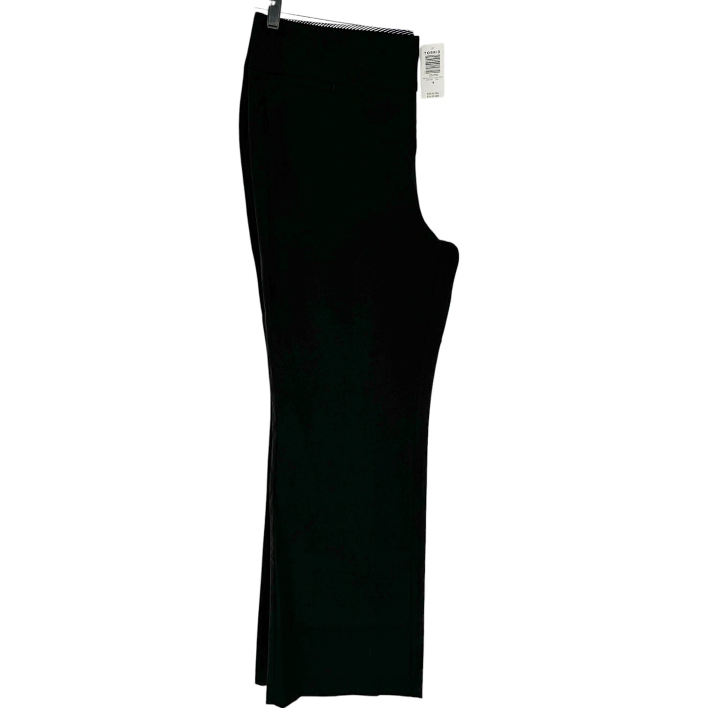 Studio By Torrid Trousers 18S Classic Millennium High Rise Stretch Relaxed Black