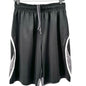 Reebok Athletic Shorts Mens M With Drawstring Waist Black Gray Basketball