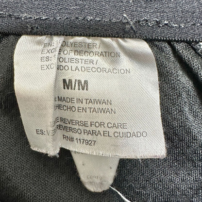 Reebok Athletic Shorts Mens M With Drawstring Waist Black Gray Basketball