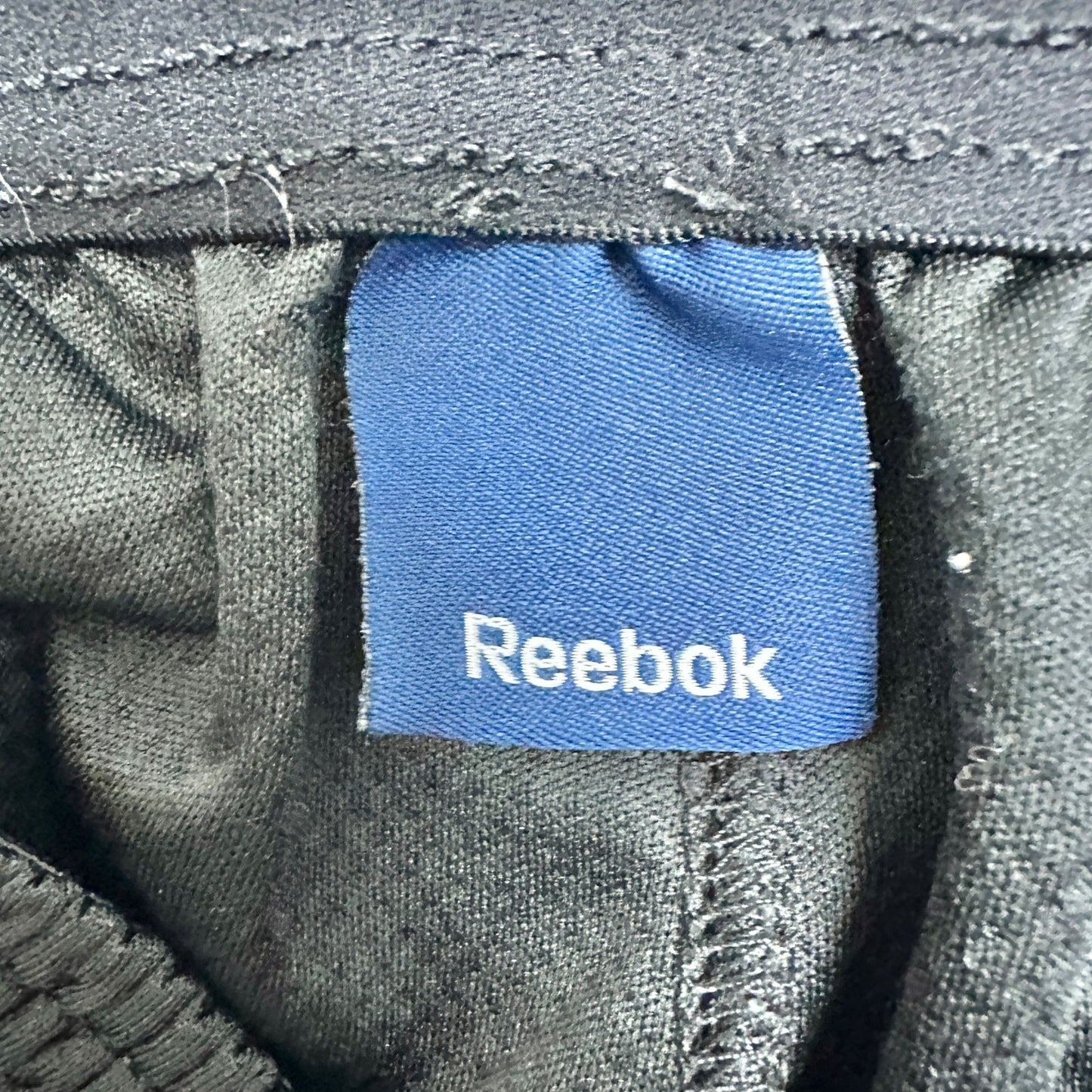 Reebok Athletic Shorts Mens M With Drawstring Waist Black Gray Basketball