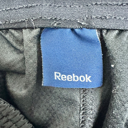 Reebok Athletic Shorts Mens M With Drawstring Waist Black Gray Basketball