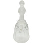 Avon 1994 Frosted Glass Bell With Child Choir Boy Figure 24% Full Lead Crystal