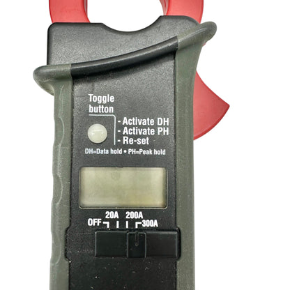 Greenlee CM-310 Clamp-On Ammeter With Case & Manual