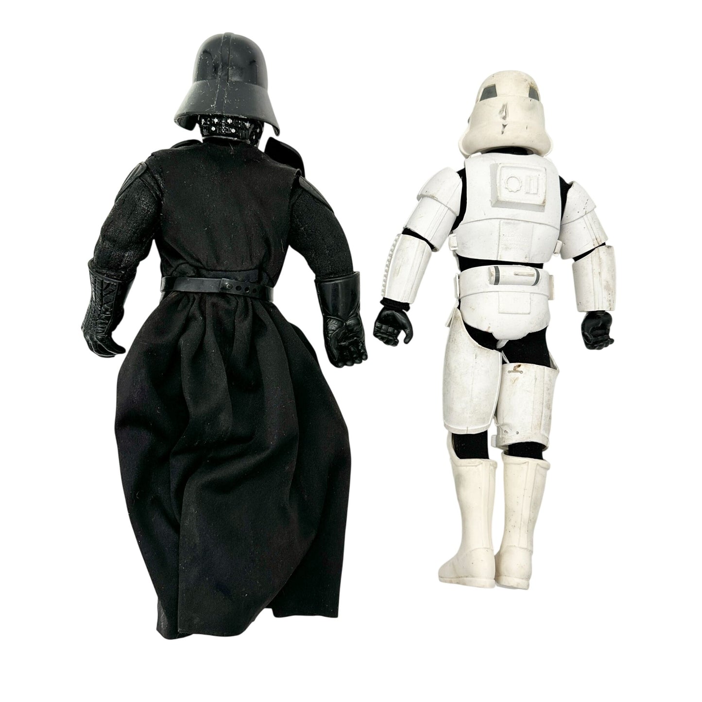 Vintage 1997 Kenner Star Wars Darth Vader and Stormtrooper Action Figures 12 in