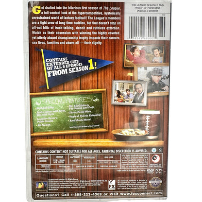 The League: The Complete Season One (DVD, 2010, 2-Disc Set)  With Extended Cuts
