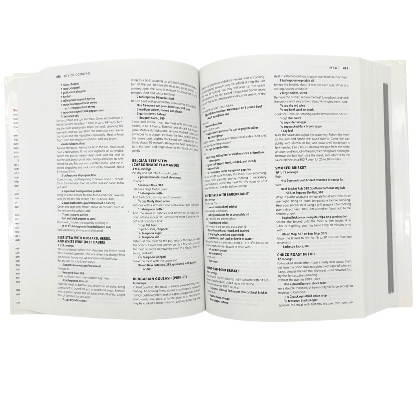 Joy Of Cooking 75th Anniversary Edition Hardcover 4500 Recipes 2006