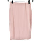 Kiyomi Midi Pencil Skirt Womens M Pink Elastic Waist Polyester Spandex Blend