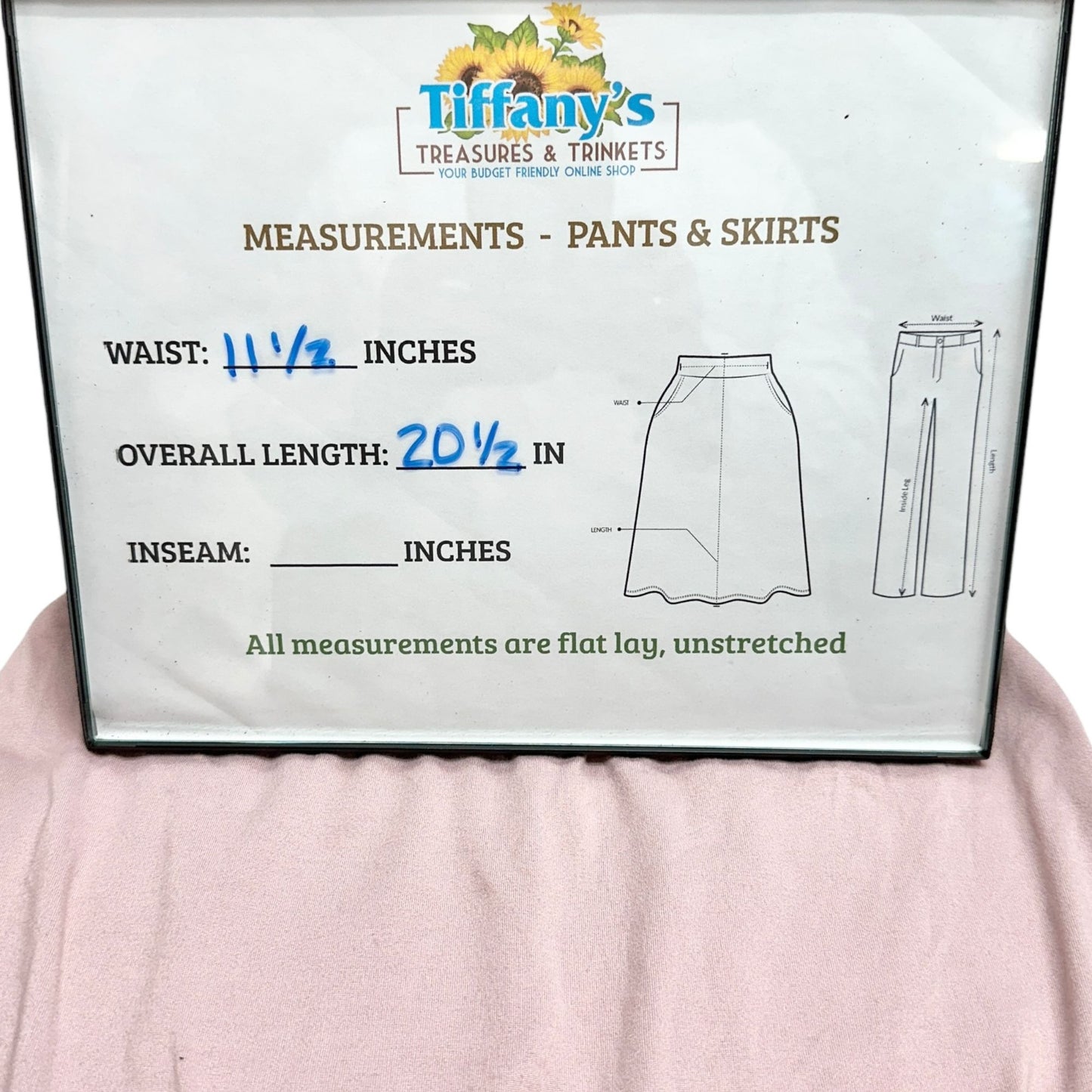 Kiyomi Midi Pencil Skirt Womens M Pink Elastic Waist Polyester Spandex Blend