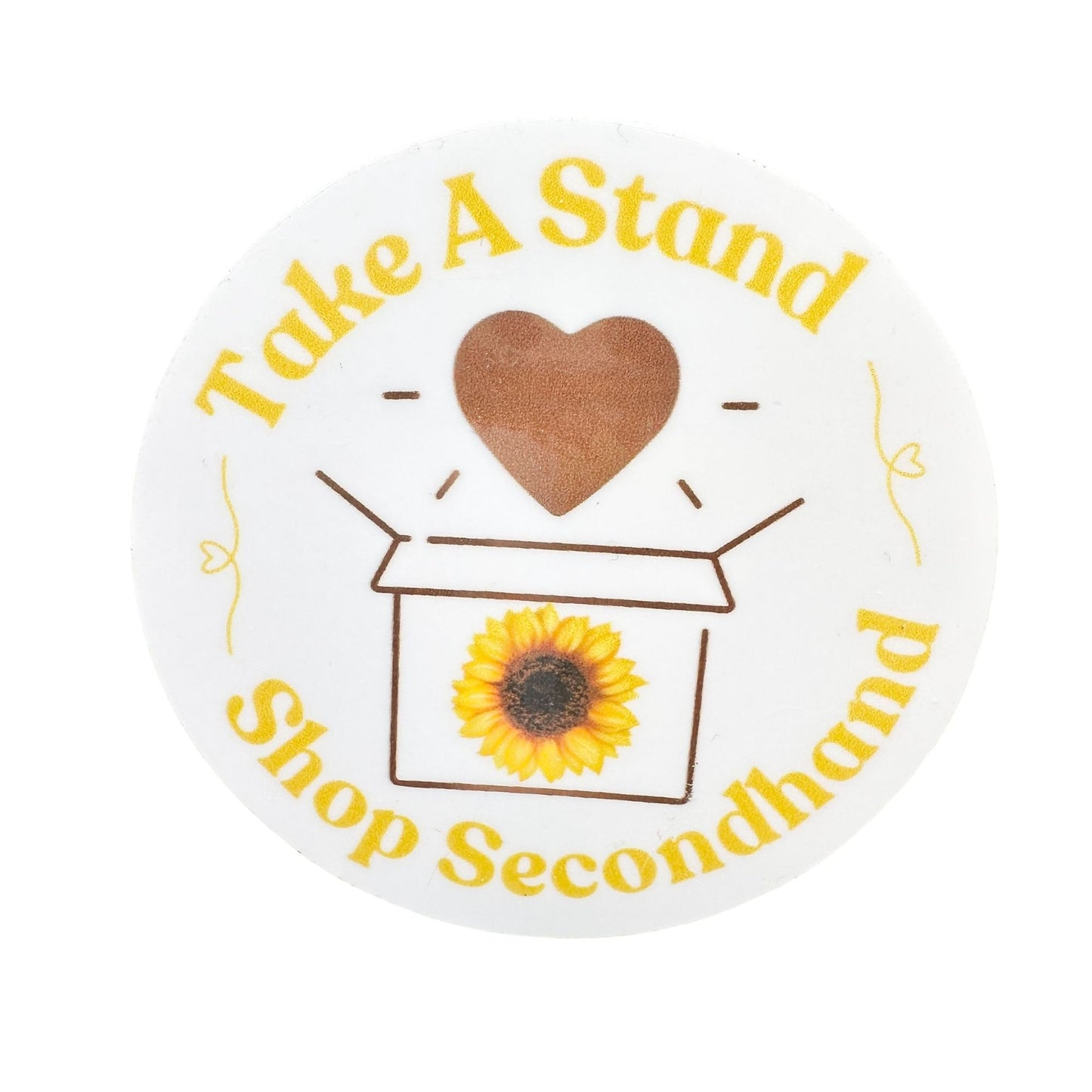 Thrifting Themed Vinyl Stickers Set Of 3 Durable Fun Designs 2.5 inches