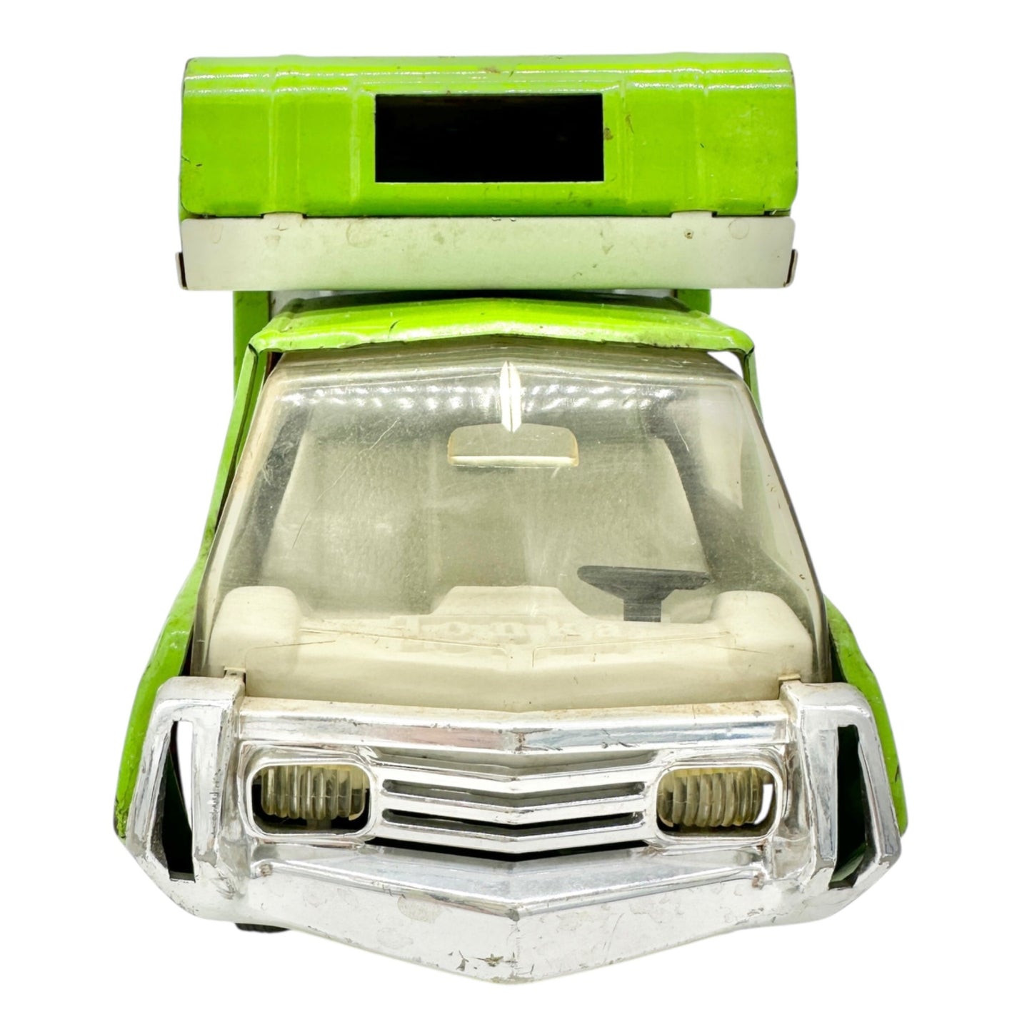 Vintage Tonka Green Camper Truck Rv Collectible Metal Toy With Detailed Interior
