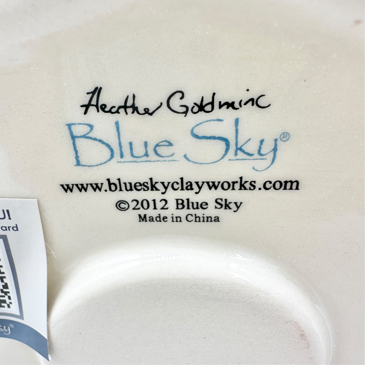 Blue Sky Clayworks Winters Woodland Church Tealight Holder Ceramic Decor 2012