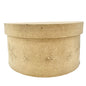 Decorative Kraft Paper Box 8 inch Tan Embossed Snowflakes