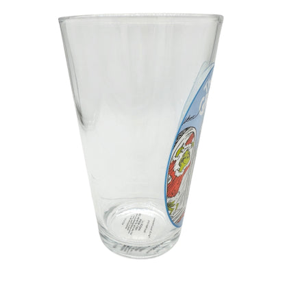 The Grinch Glass Tumbler 12 Oz Dr. Seuss Design Vandor LLC Christmas Cheer