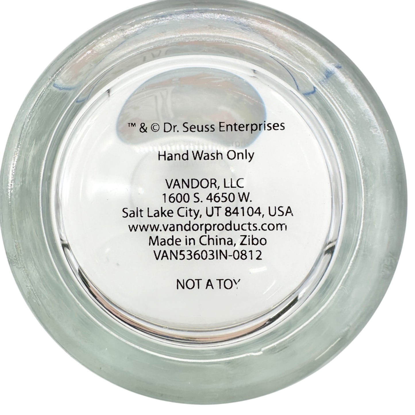 The Grinch Glass Tumbler 12 Oz Dr. Seuss Design Vandor LLC Christmas Cheer