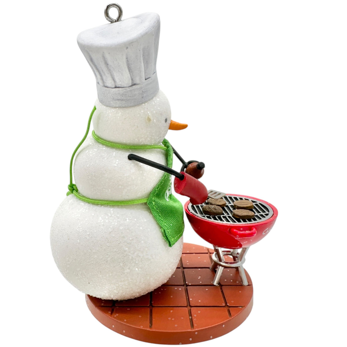 Hallmark Keepsake Grillin And Chillin Snowman 2008 Christmas Ornament T. Steiger