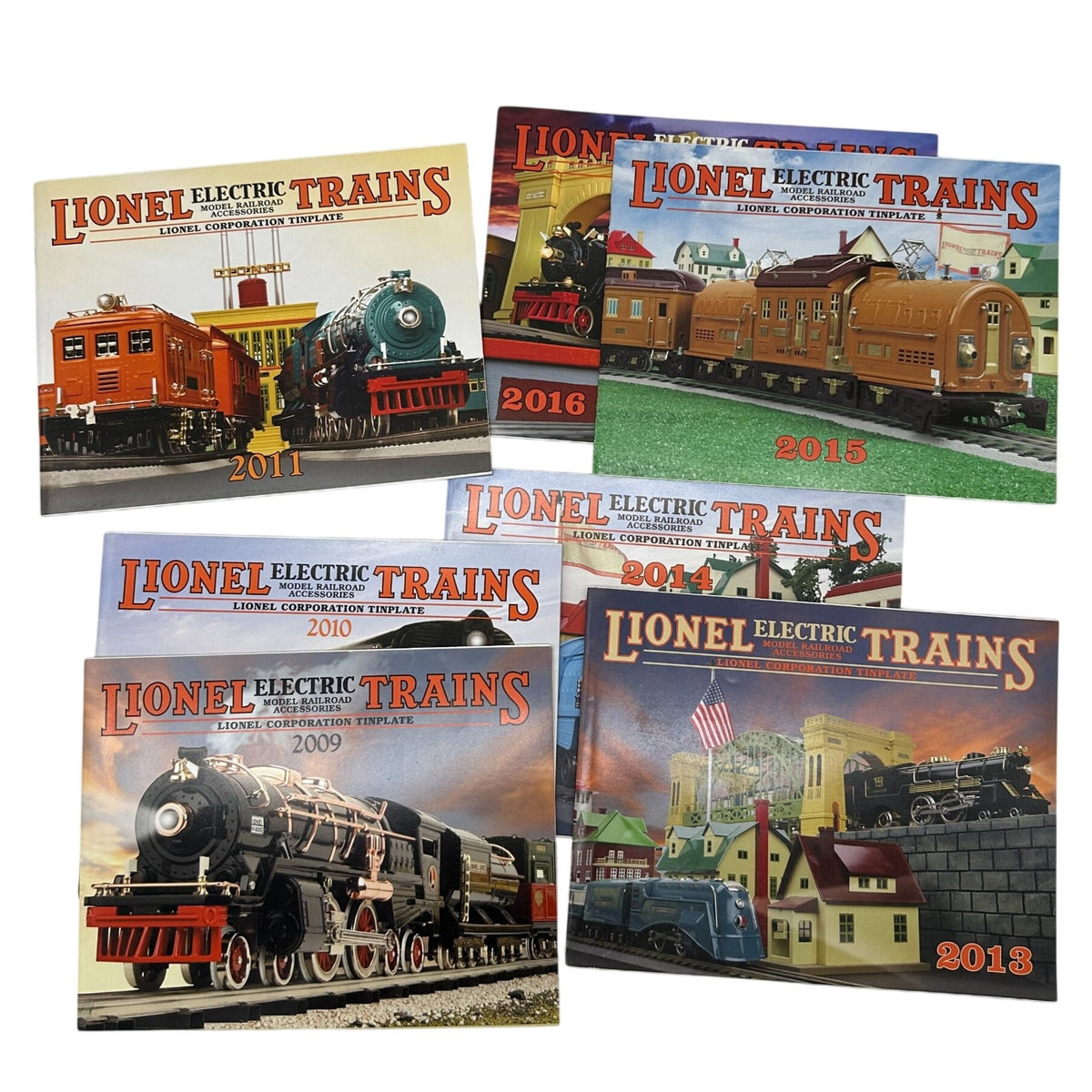 Lionel Electric Trains Model Railroad Catalog Lot 2009-2016 7 Issues Collectible