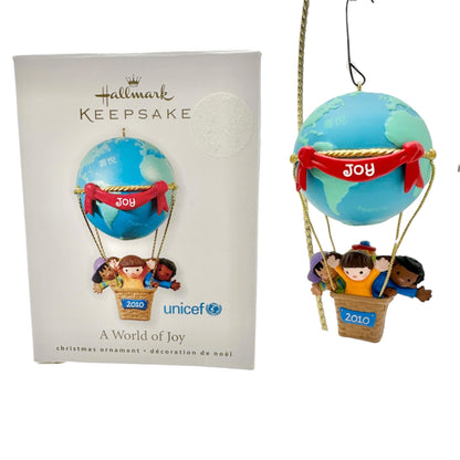Hallmark Keepsake 2010 A World Of Joy UNICEF Ornament in Box Christmas Decor