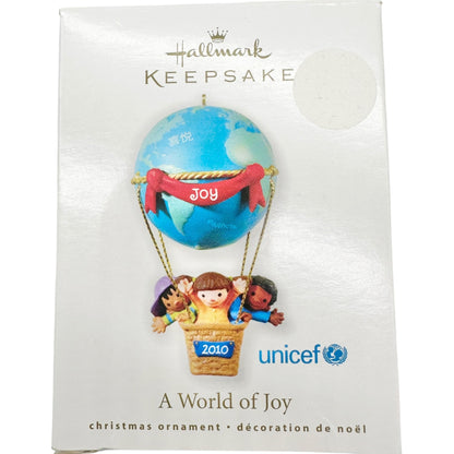Hallmark Keepsake 2010 A World Of Joy UNICEF Ornament in Box Christmas Decor