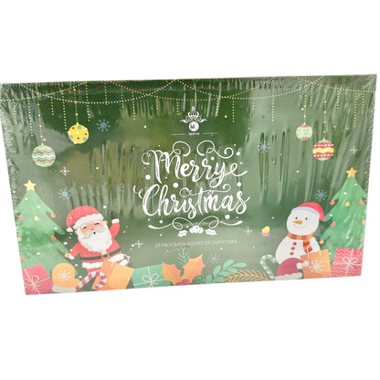 15 Pack Christmas Bath Bomb Gift Set Eucalyptus Rose Lavender Mixed Fruit Scents