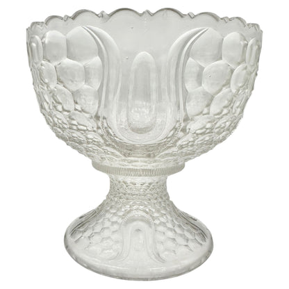 Federal Glass 1914 Wabash 7pc Punch Set Childrens Size Tulip & Honeycomb Pattern