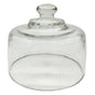 Clear Glass Dome Pastry Cover With Knob Handle 6 Inches Diameter