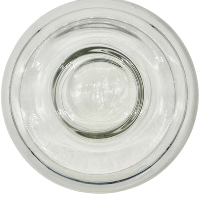 Clear Glass Dome Pastry Cover With Knob Handle 6 Inches Diameter