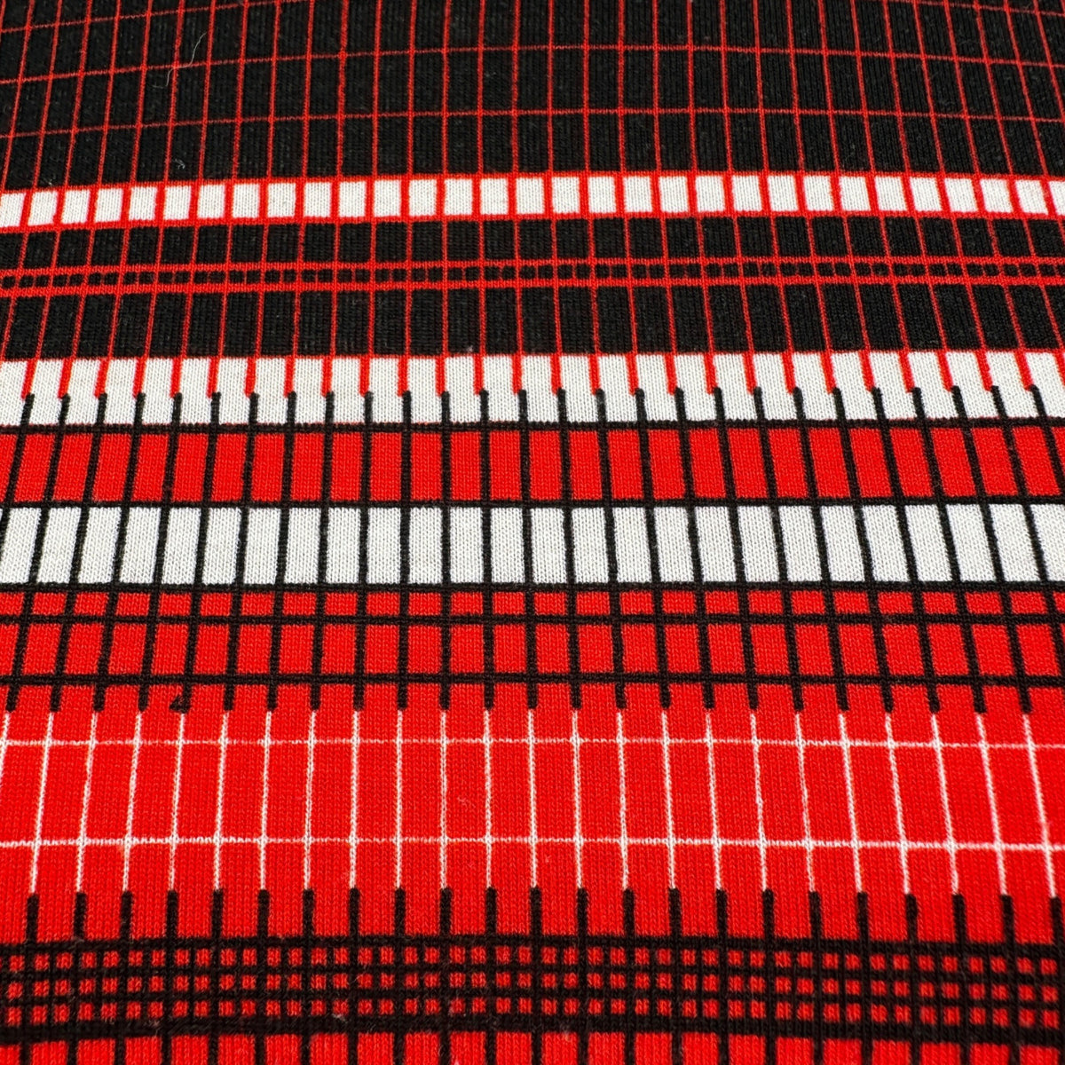 LuLaRoe Irma Tunic Womens XL Red Black Stripe Hi Low Hem Relaxed Fit Oversized
