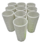 Westmoreland Milk Glass Coolers Set of 10 Grape Pattern 8oz Glasses Tumblers