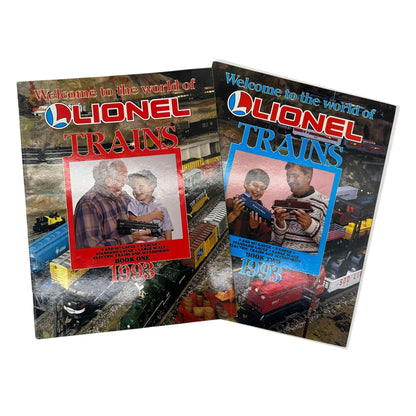 Welcome To The World Of Lionel Trains 1993 Book One and Two O+S Gauge Electric