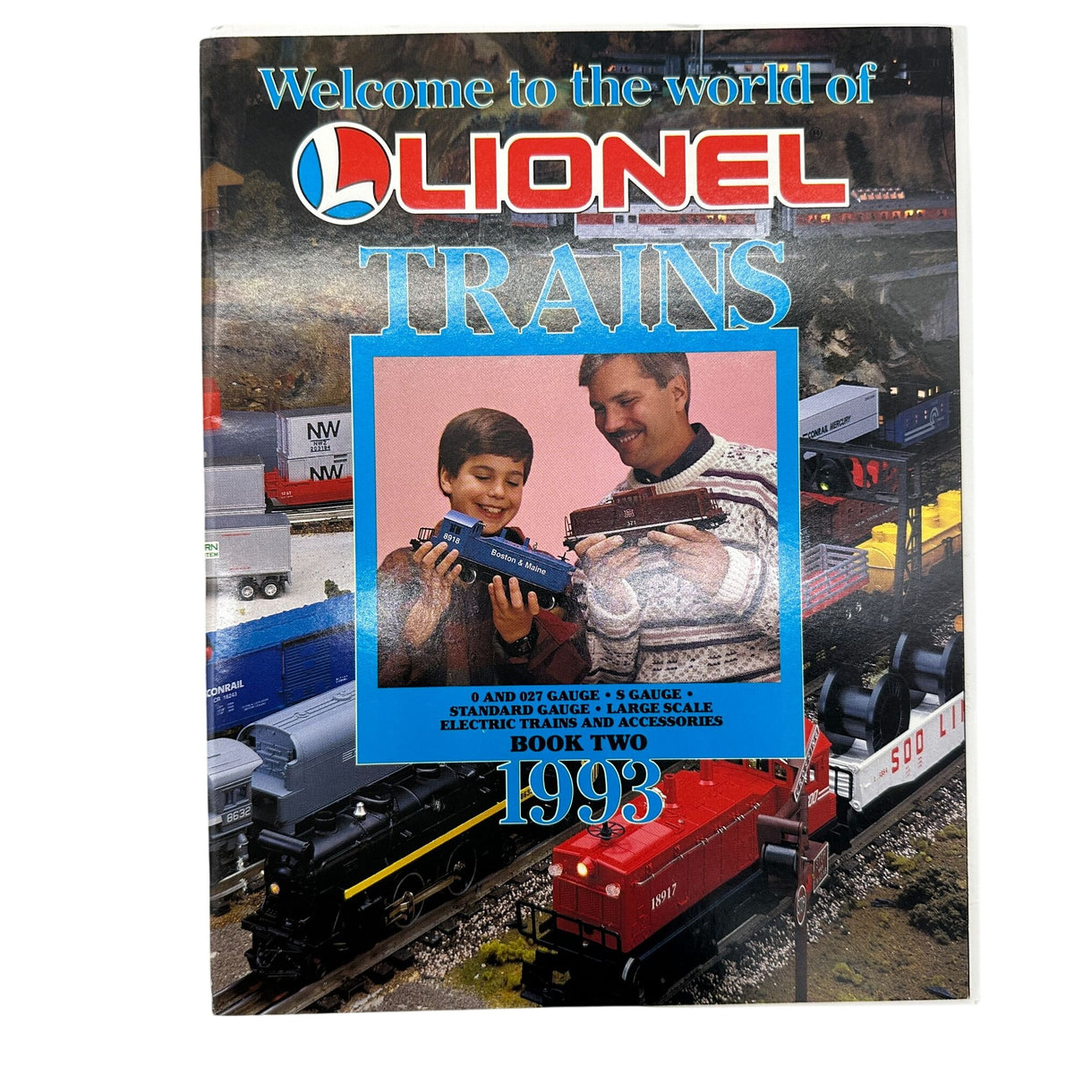 Welcome To The World Of Lionel Trains 1993 Book One and Two O+S Gauge Electric