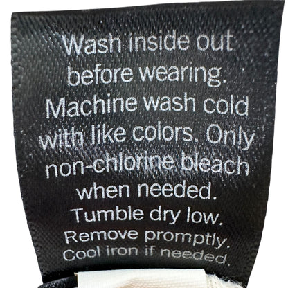 Simply Vera Vera Wang Dress Womens M White Beige Floral Print Ruffled Chiffon LS