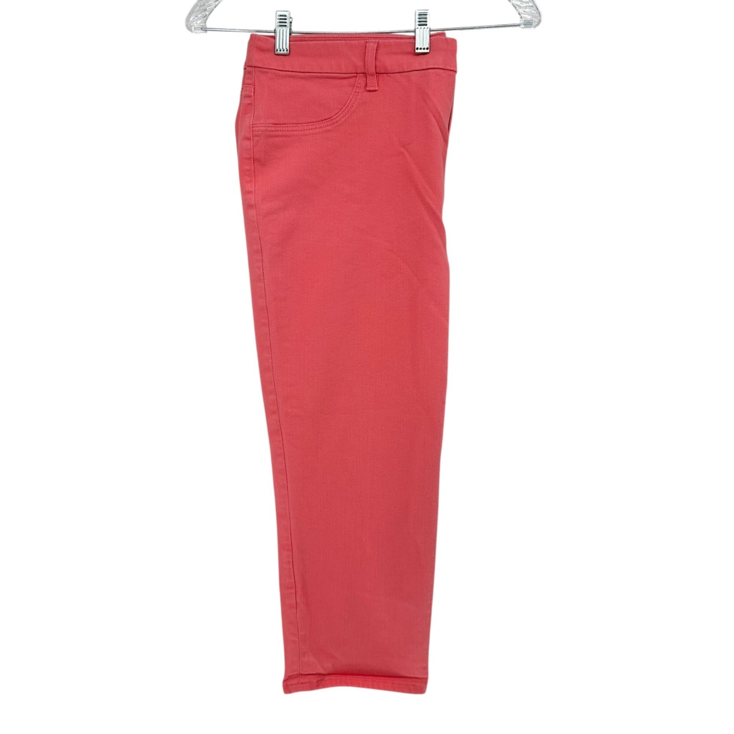 Chicos Size 3 Capri Pants Womens XL 16 Pink Cotton Blend Stretch Pockets