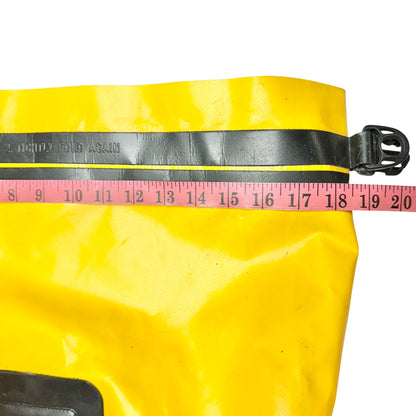 LL Bean Boundary Day 35 HD Yellow Roll-Top Waterproof Backpack USA Made 31x19