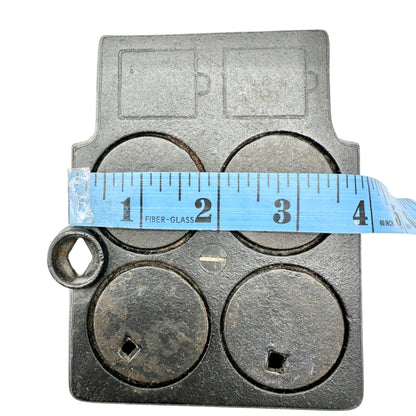 Queen Cast Iron Miniature Toy Stove With Accessories Vintage Style Collectible