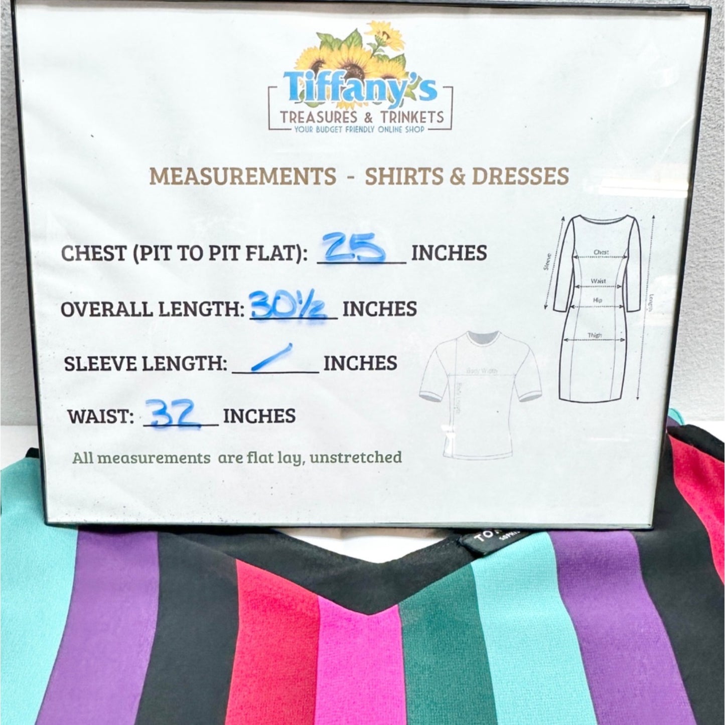 Torrid 3 Sophie Sleeveless Swing Cami Top Bright Multicolor Stripe Size 22-24