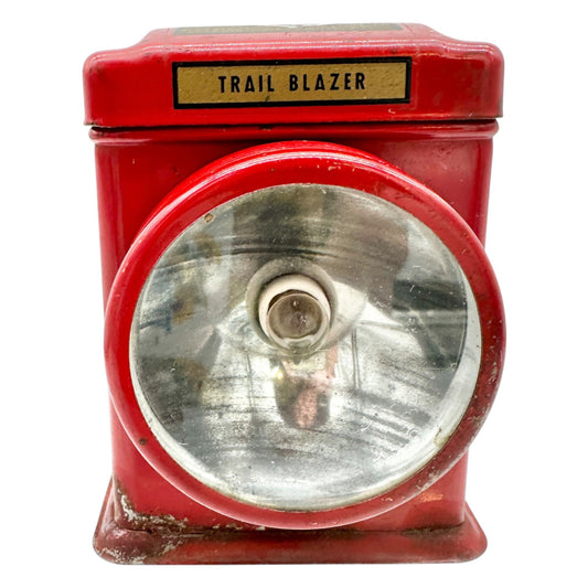 Niagara Junior Guide Trail Blazer Lantern Red Metal Flashlight Retro 1930-40s