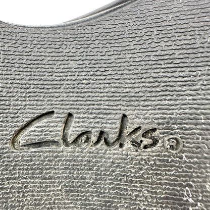 Collection by Clarks Marion Helen Clogs Womens 9.5W Black Leather Wedge Slip Ons