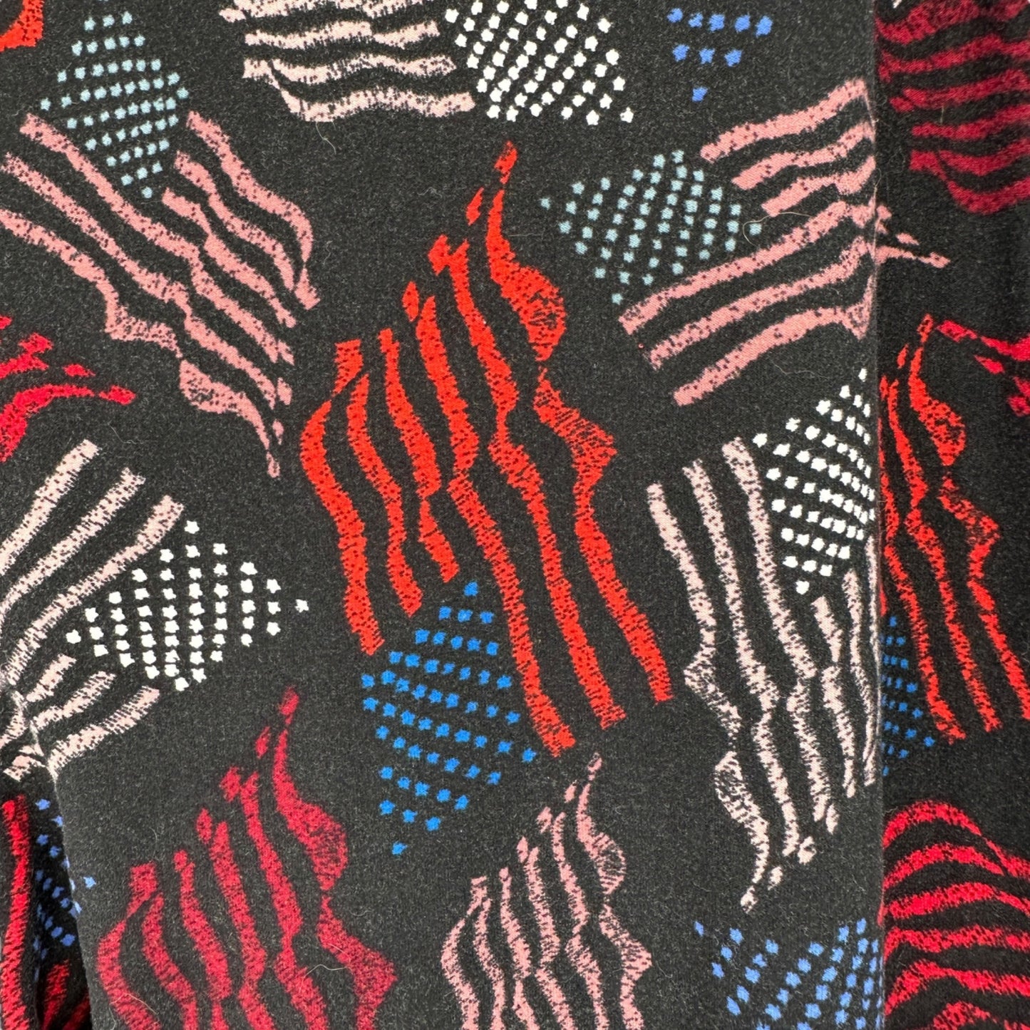 LuLaRoe Leggings Womens Tall and Curvy Black USA Flags Patriotic Americana
