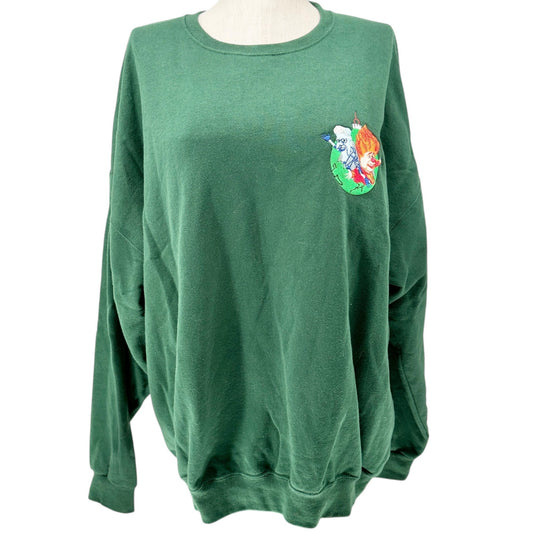 The Year Without A Santa Claus Sweatshirt 3XL Heat Miser Snow Miser Embroidered