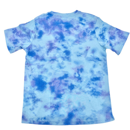 Id Rather Be Gaming Tie-Dye Kids T-Shirt M (8) Wonder Nation Blue Cotton Blend