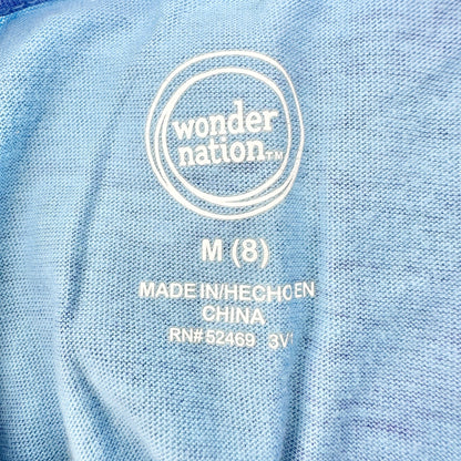 Id Rather Be Gaming Tie-Dye Kids T-Shirt M (8) Wonder Nation Blue Cotton Blend