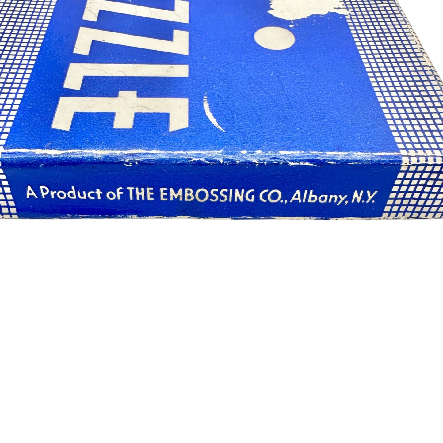 Vtg 15 Puzzle Game Complete Box Instructions Embossing Co Albany NY No 3209 USA